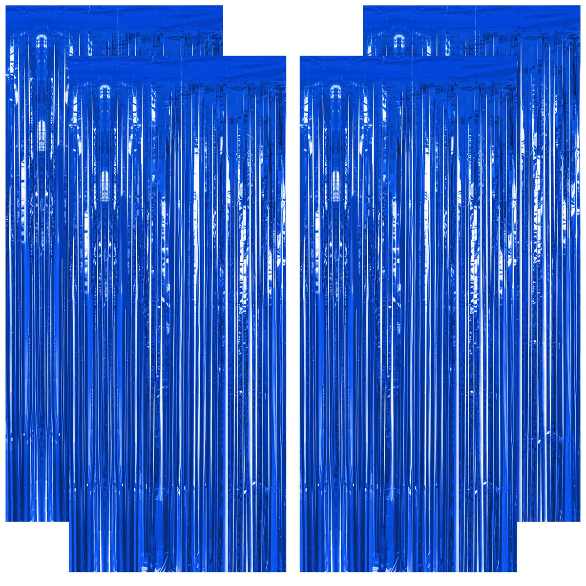Colorful Foil Fringe Backdrop Curtain for Party Photos