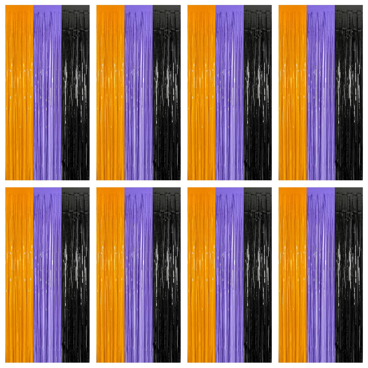 Colorful Foil Fringe Backdrop Curtain for Party Photos