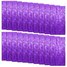 Metallic Foil Fringe Backdrop Curtain for Party Events