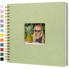Linen Scrapbook Photo Album for Weddings & Memories