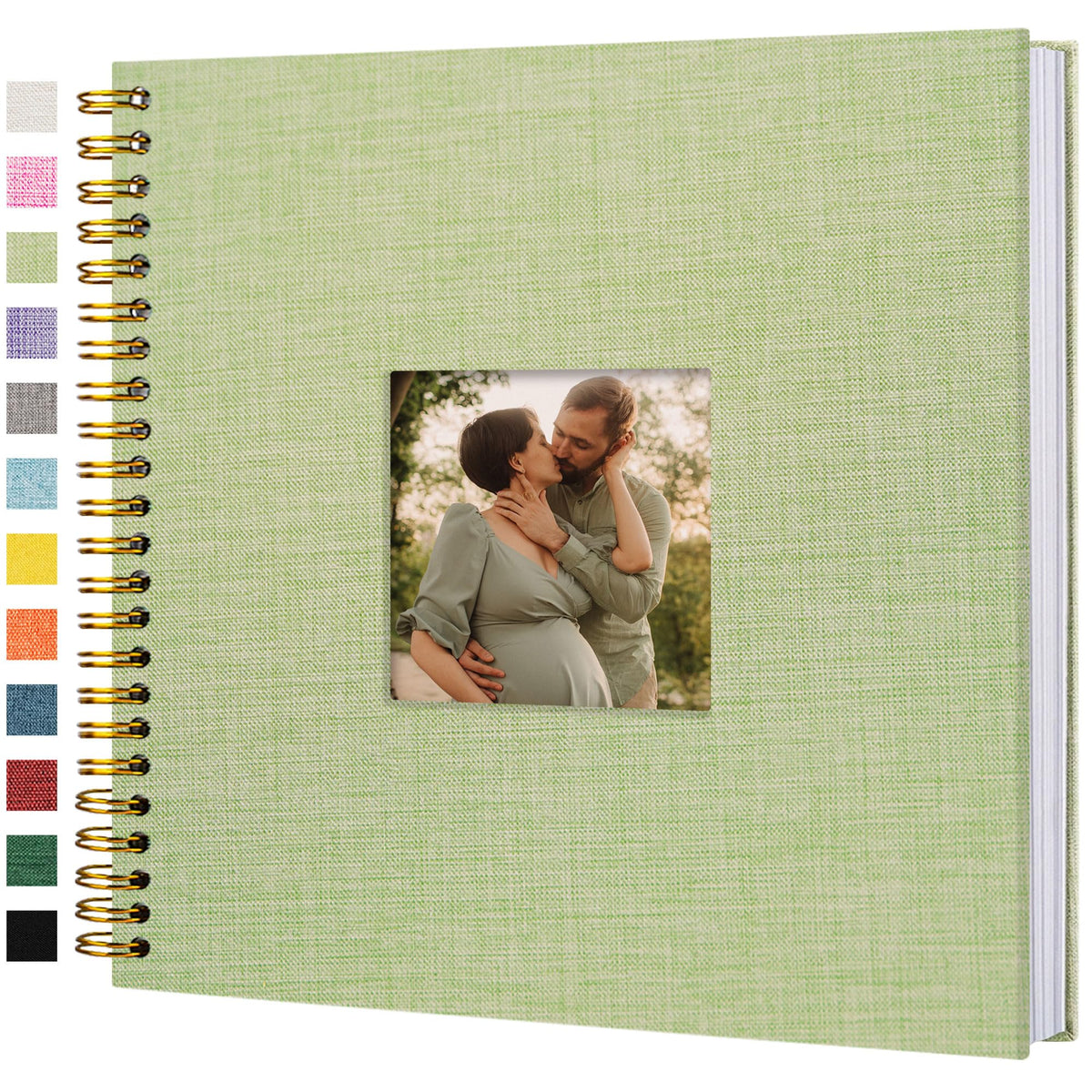 Linen Scrapbook Photo Album for Weddings & Memories