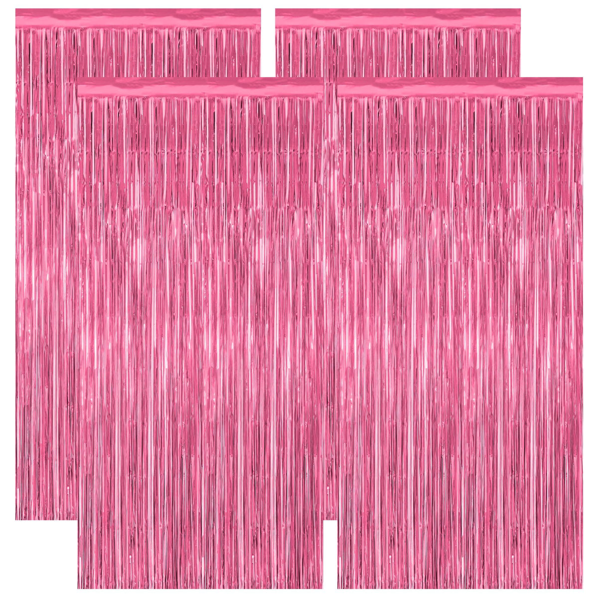 Colorful Foil Fringe Backdrop Curtain for Party Photos