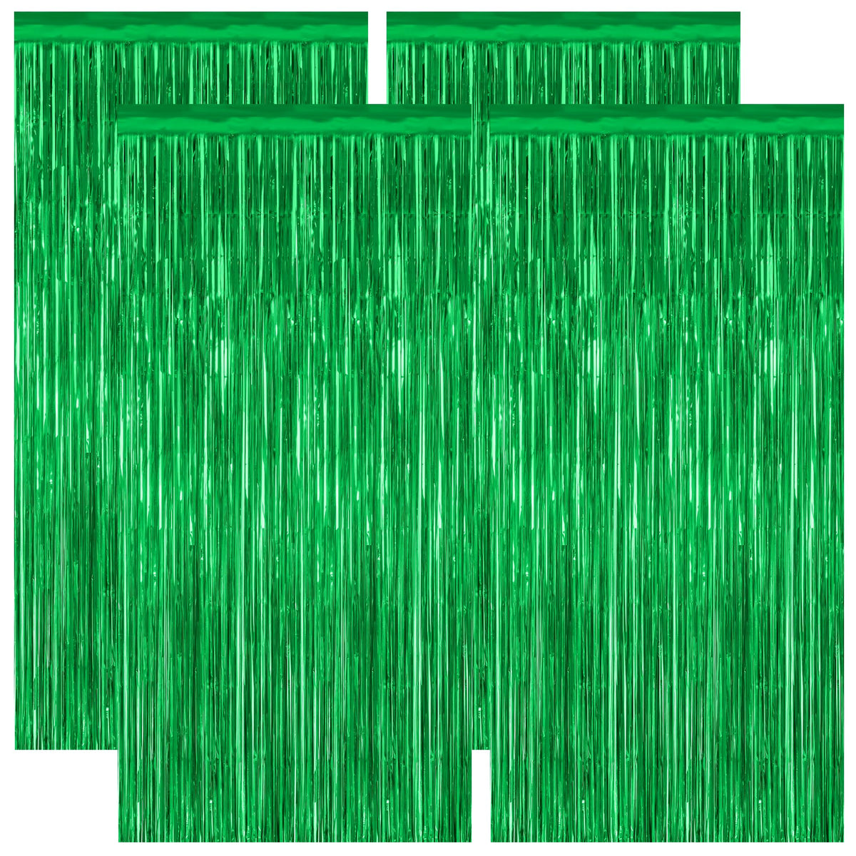 Colorful Foil Fringe Backdrop Curtain for Party Photos