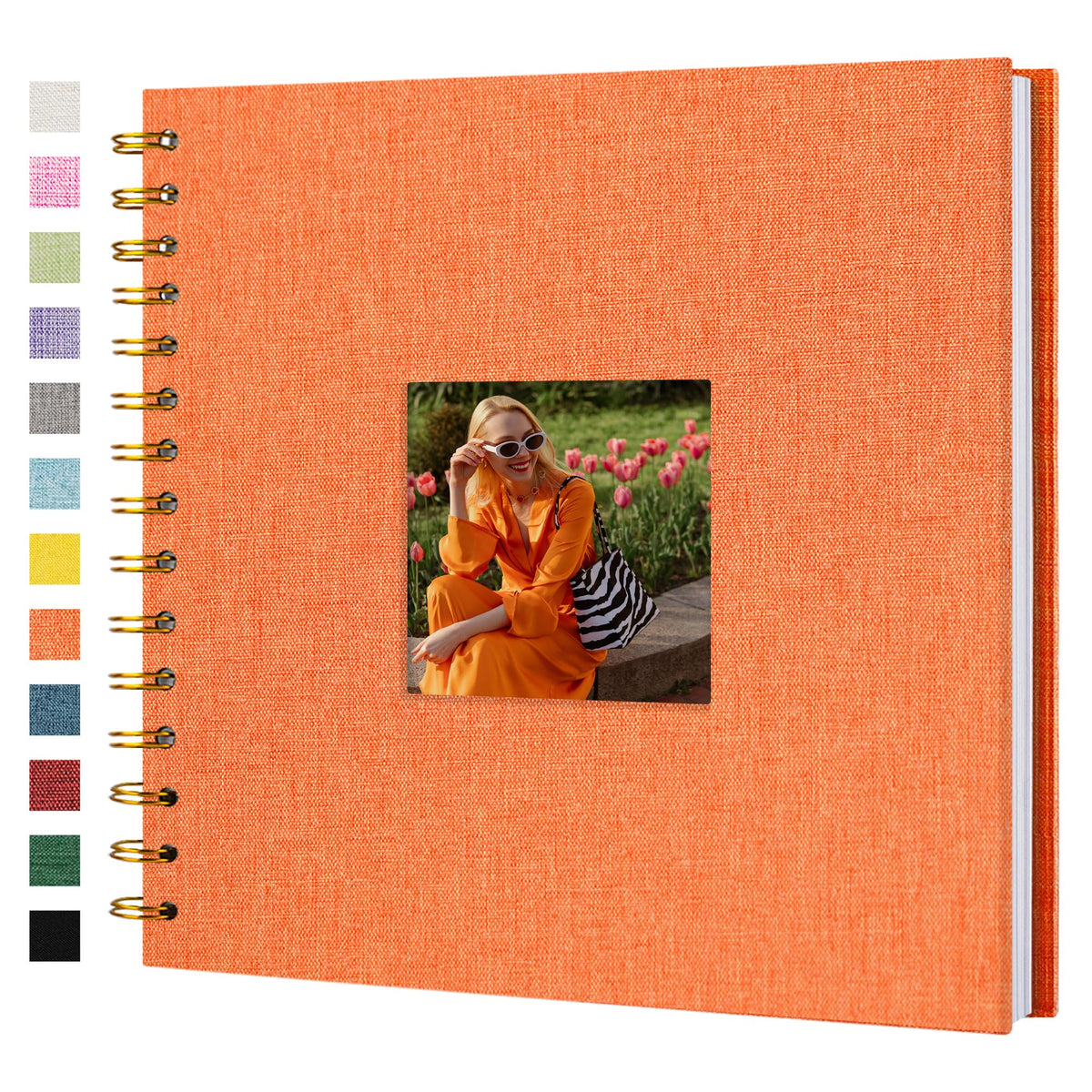 Linen Scrapbook Photo Album for Weddings & Memories