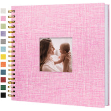 Linen Scrapbook Photo Album for Weddings & Memories