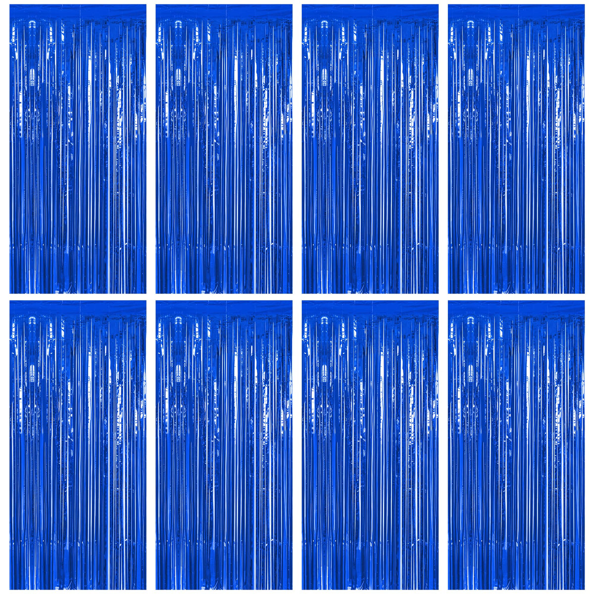 Colorful Foil Fringe Backdrop Curtain for Party Photos