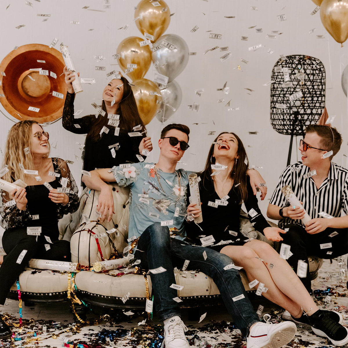 Confetti Cannon Party Poppers for Celebrations