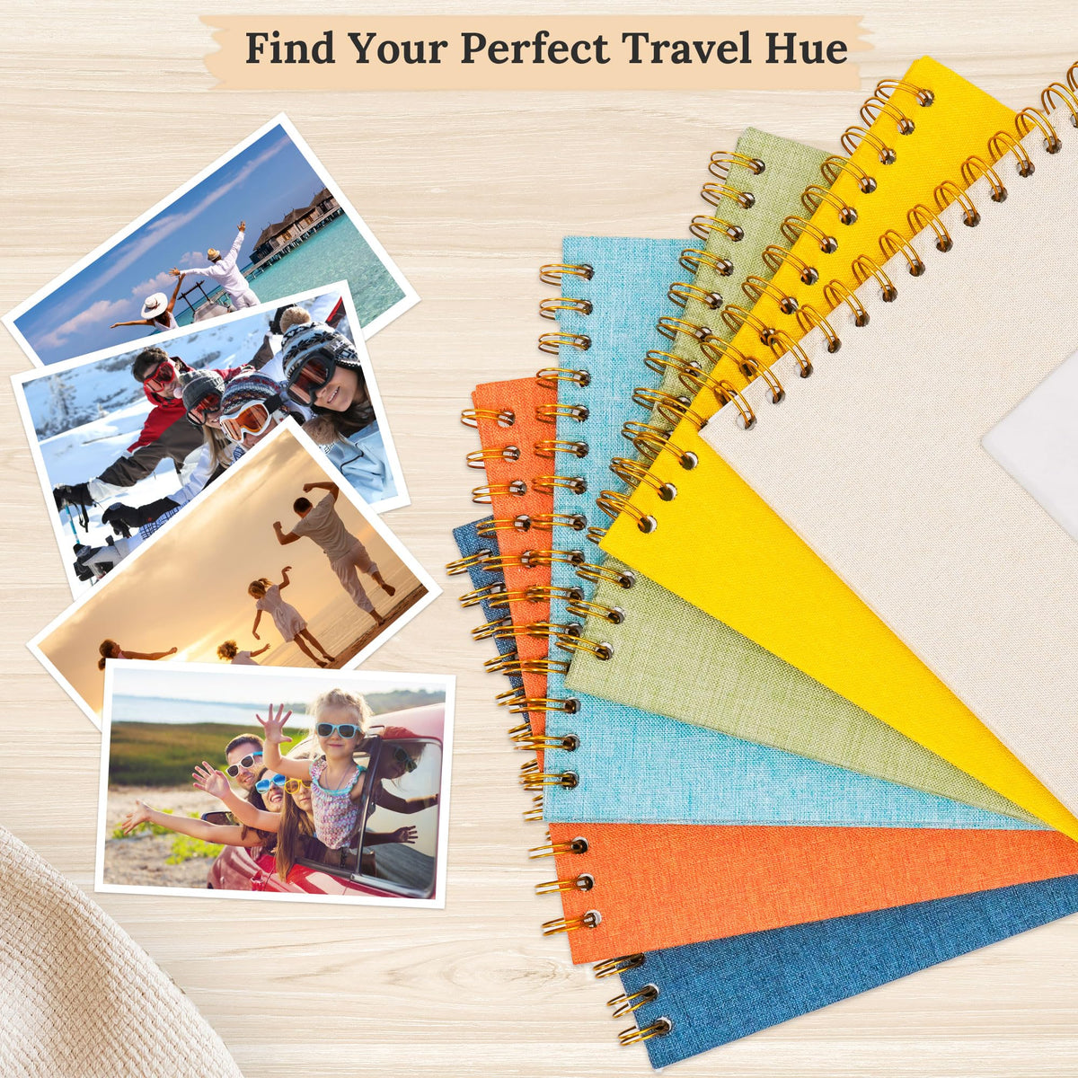 Linen Scrapbook Photo Album for Weddings & Memories
