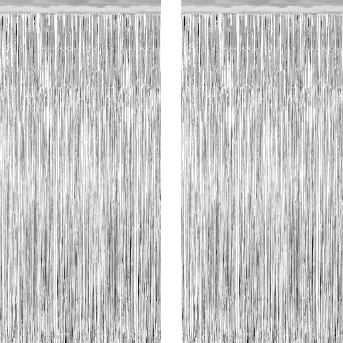 Colorful Foil Fringe Backdrop Curtain for Party Photos