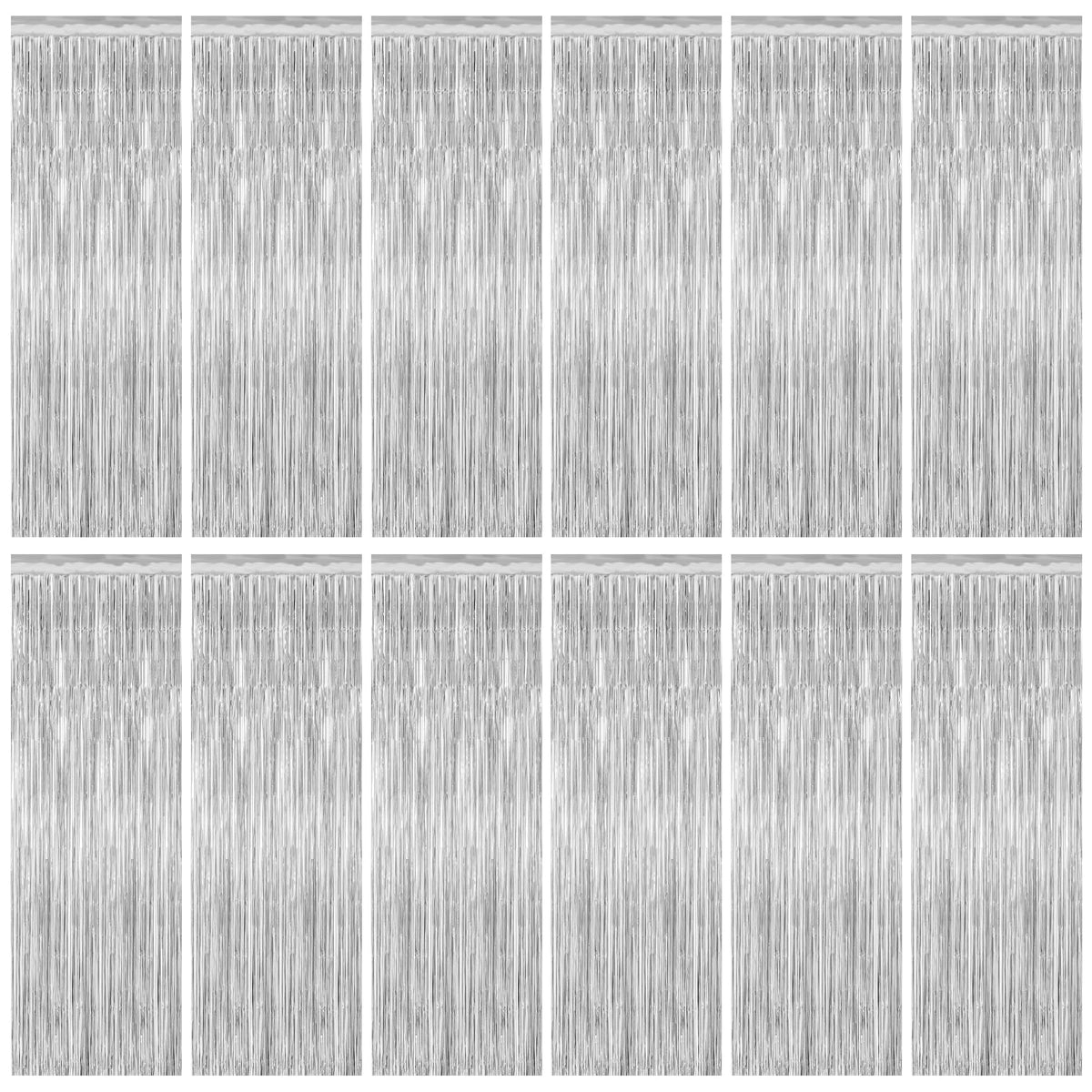 Colorful Foil Fringe Backdrop Curtain for Party Photos