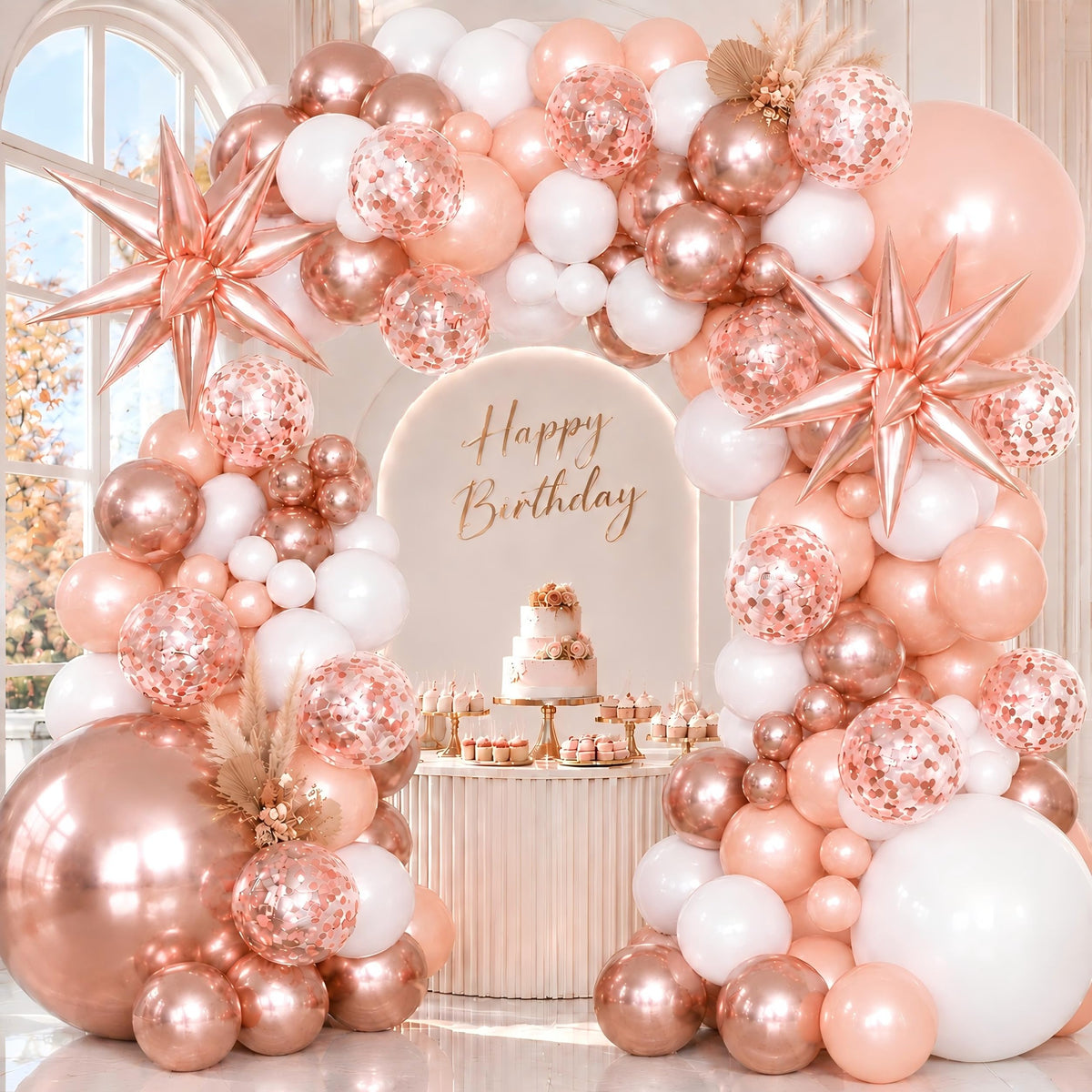 Balloon Garland Arch Kit for Birthday & Wedding Parties