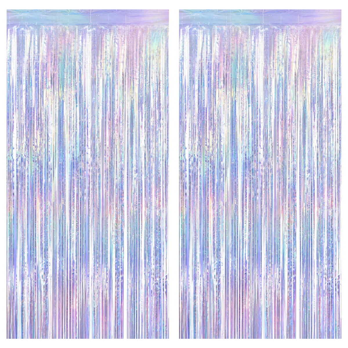 Colorful Foil Fringe Backdrop Curtain for Party Photos