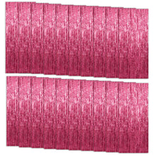 Metallic Foil Fringe Backdrop Curtain for Party Events