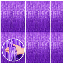 Foil Fringe Streamer Backdrop Curtain for Party Events