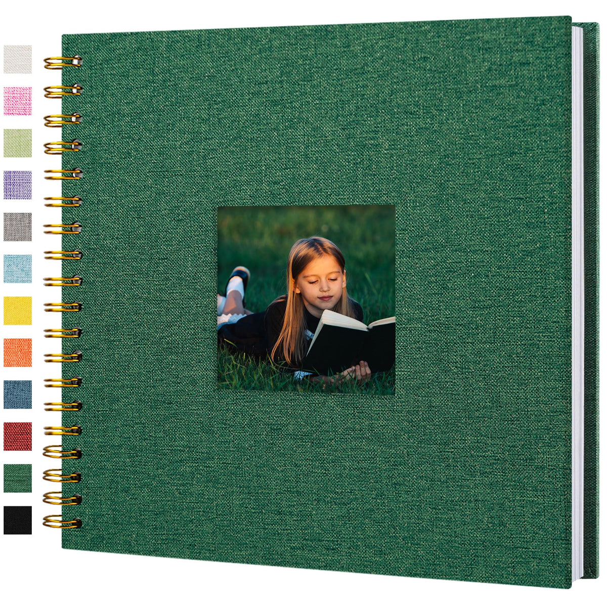 Linen Scrapbook Photo Album for Weddings & Memories