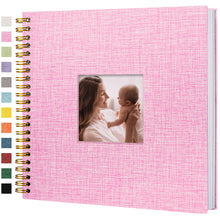 Linen Scrapbook Photo Album for Weddings & Memories