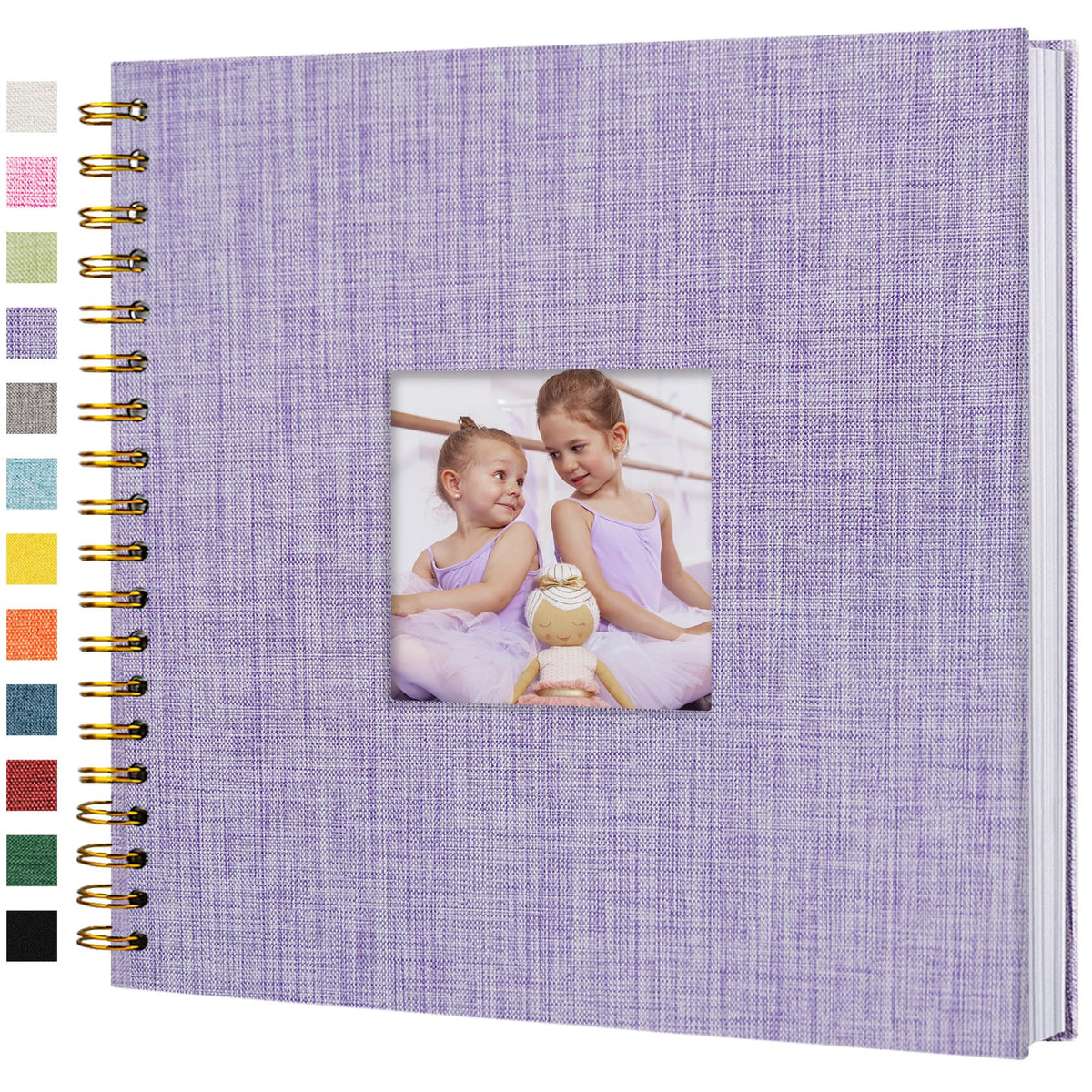 Linen Scrapbook Photo Album for Weddings & Memories