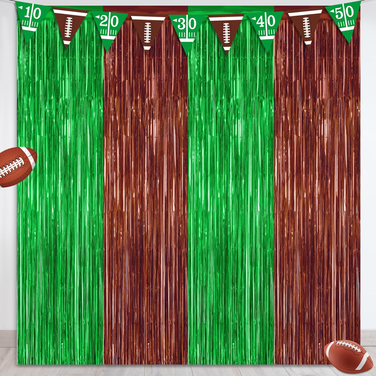Colorful Foil Fringe Backdrop Curtain for Party Photos