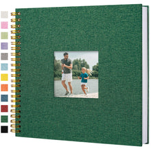 Linen Scrapbook Photo Album for Weddings & Memories