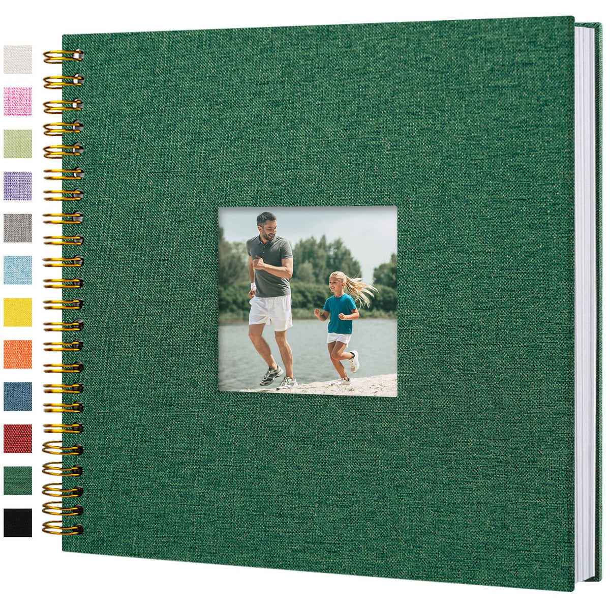 Linen Scrapbook Photo Album for Weddings & Memories