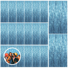 Foil Fringe Streamer Backdrop Curtain for Party Events