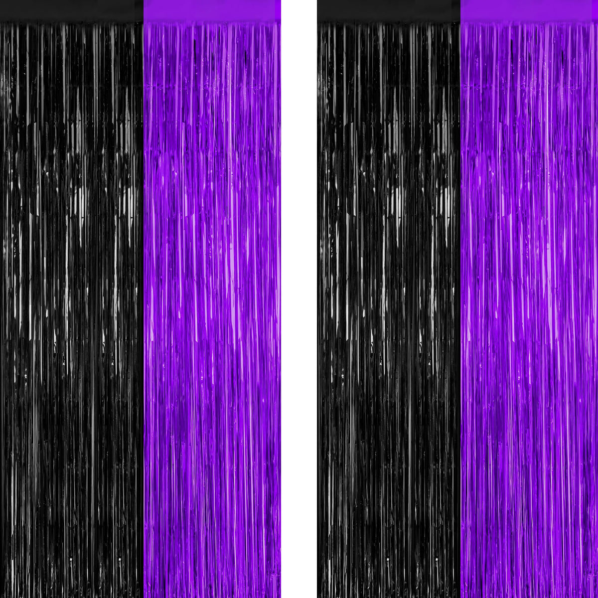Colorful Foil Fringe Backdrop Curtain for Party Photos