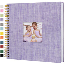 Linen Scrapbook Photo Album for Weddings & Memories