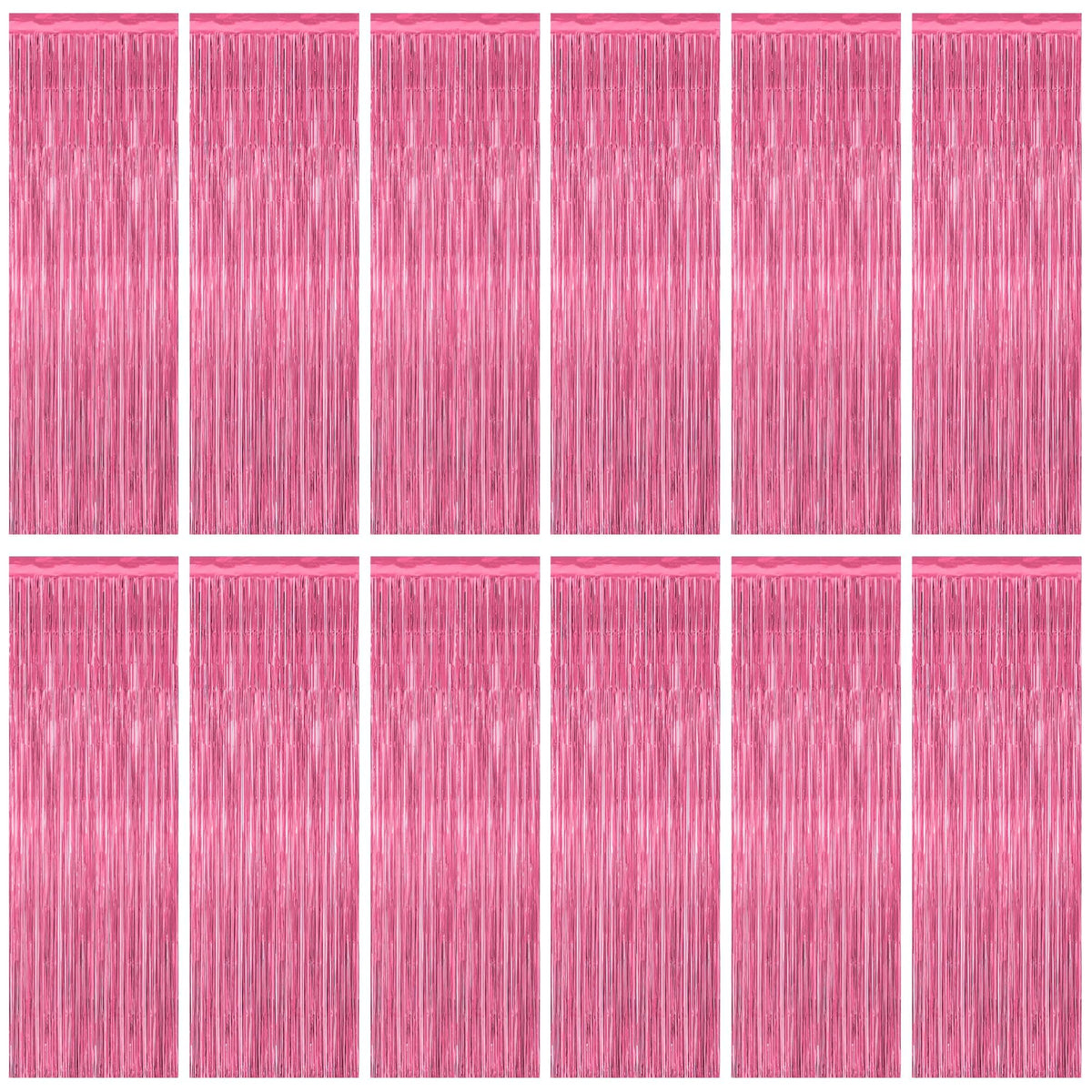Colorful Foil Fringe Backdrop Curtain for Party Photos