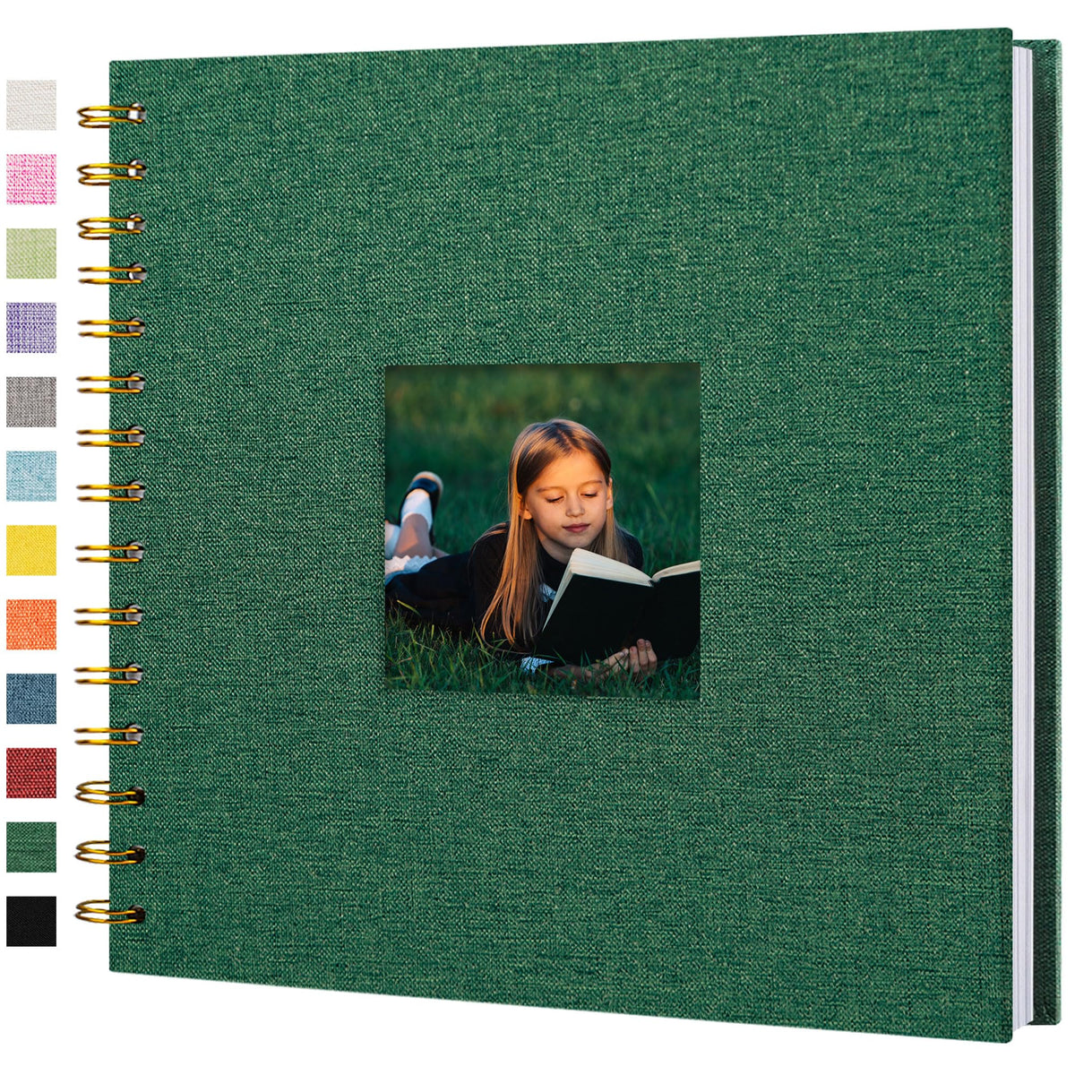 Linen Scrapbook Photo Album for Weddings & Memories