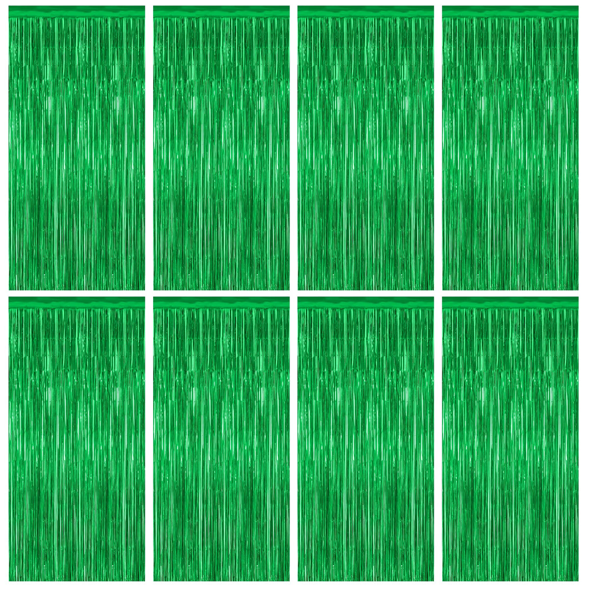 Colorful Foil Fringe Backdrop Curtain for Party Photos