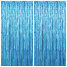 Metallic Foil Fringe Backdrop Curtain for Party Events