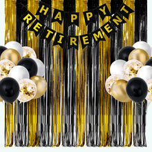 2-Pack Foil Fringe Backdrop Curtains for Party Events