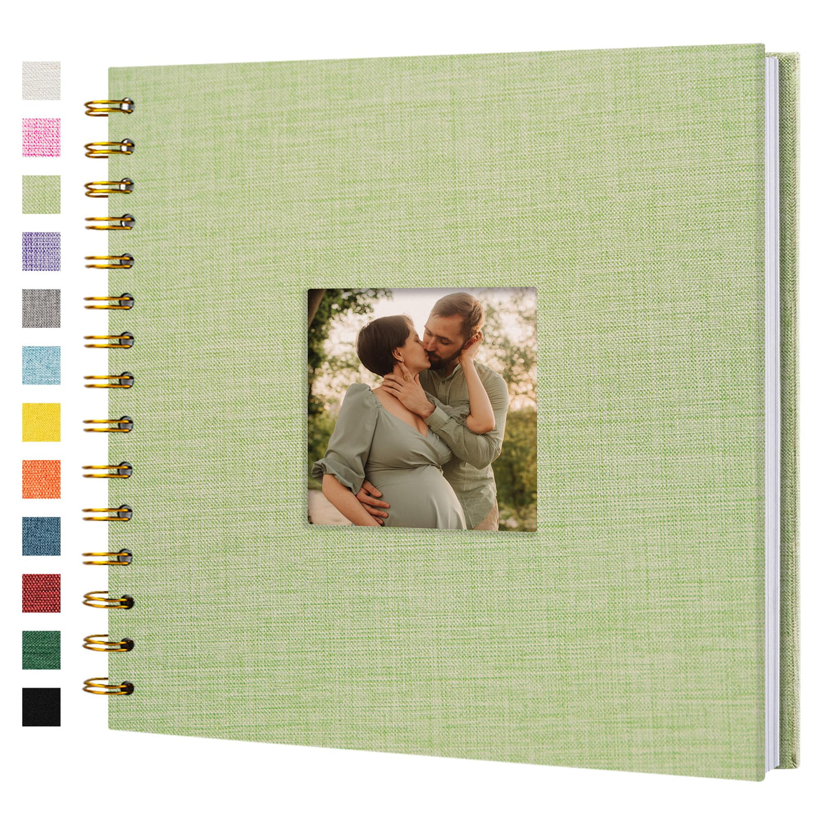 Linen Scrapbook Photo Album for Weddings & Memories