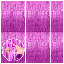 Foil Fringe Streamer Backdrop Curtain for Party Events