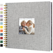 Linen Scrapbook Photo Album for Weddings & Memories