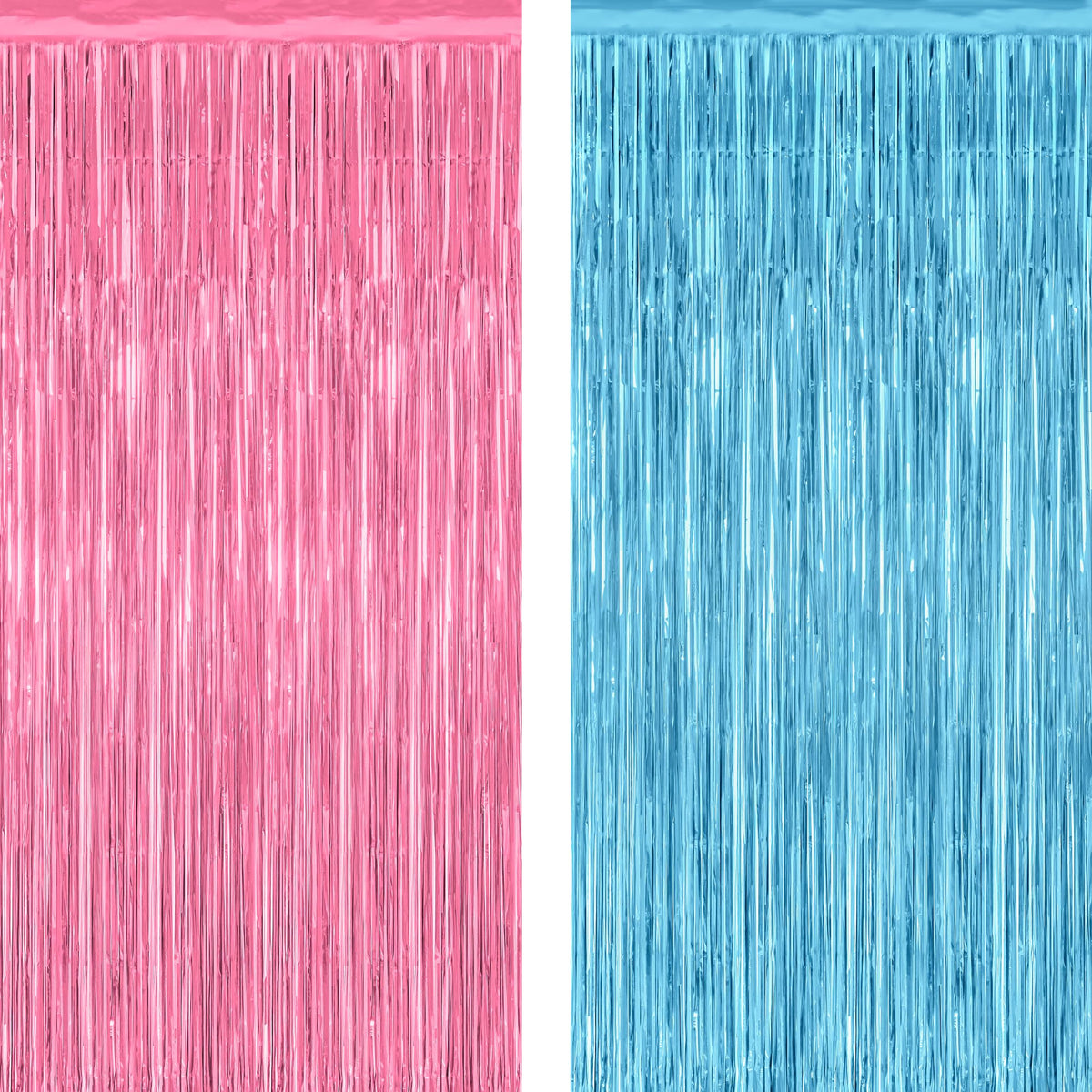 Colorful Foil Fringe Backdrop Curtain for Party Photos