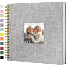 Linen Scrapbook Photo Album for Weddings & Memories