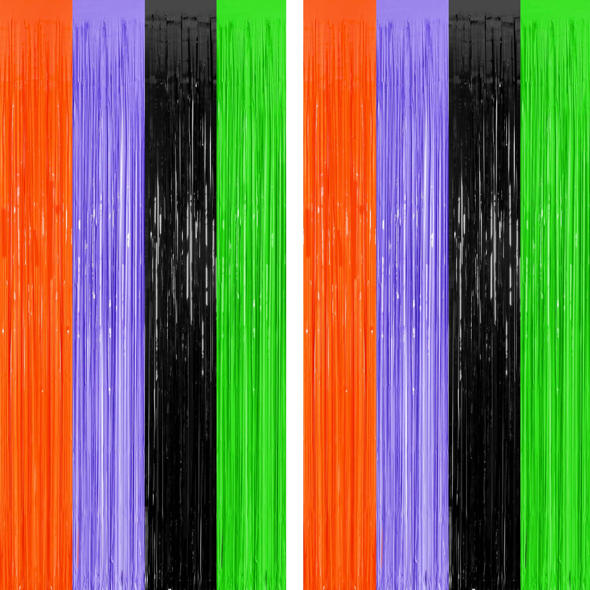Colorful Foil Fringe Backdrop Curtain for Party Photos