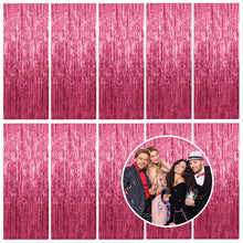 Metallic Foil Fringe Backdrop Curtain for Party Events