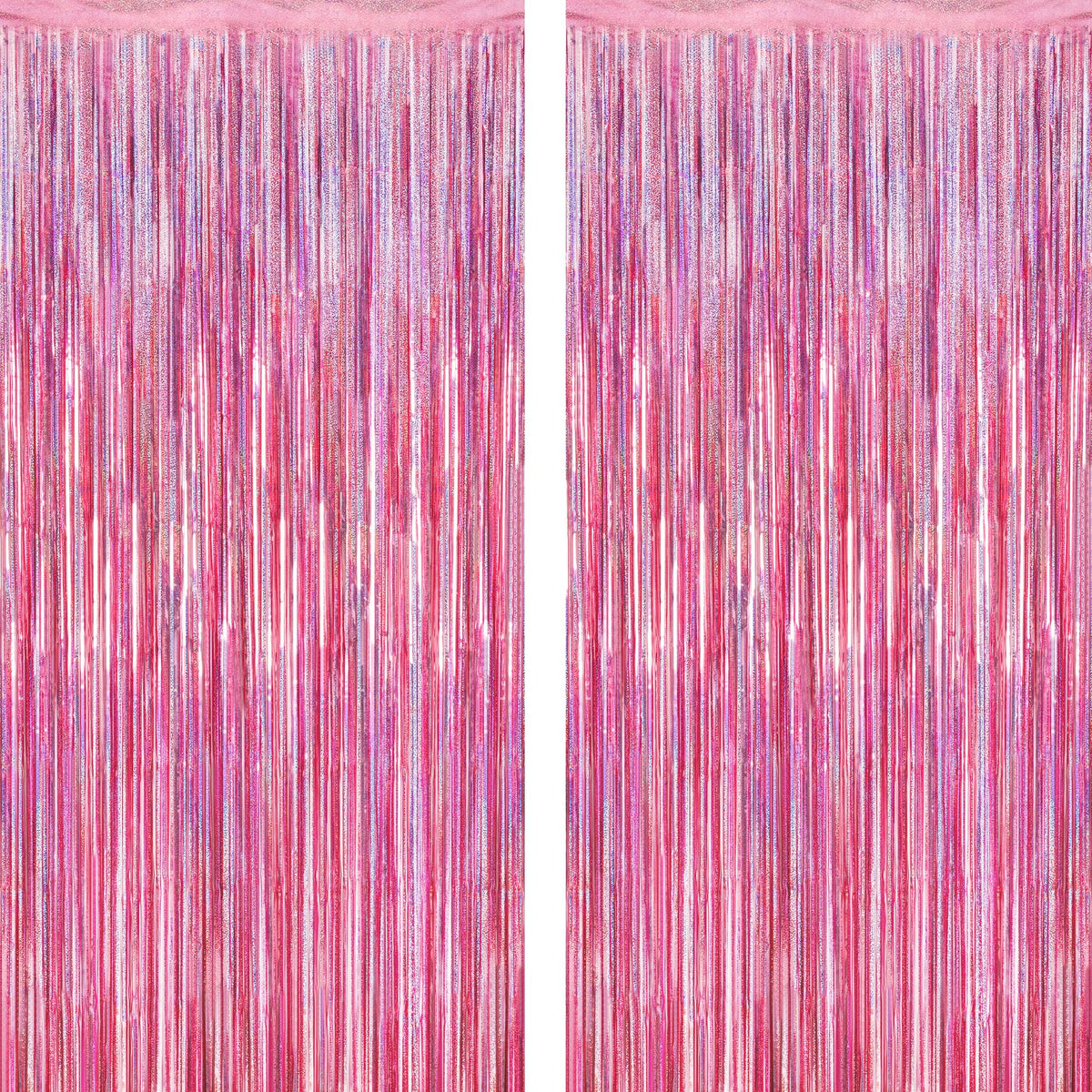 Colorful Foil Fringe Backdrop Curtain for Party Photos